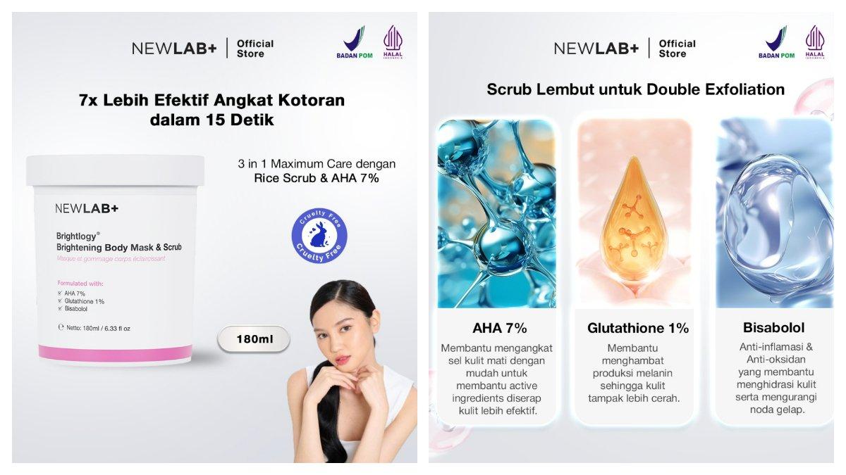 Newlab Brightlogy Body Mask & Scrub