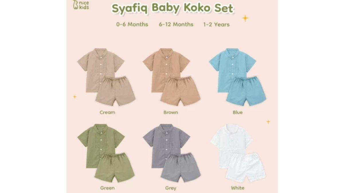 Nice Kids - Syafiq Baby Koko Set Setelan Atasan dan Celana