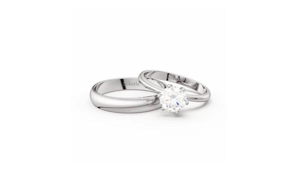Nikayla Jewelry - Cincin Palladium - Couple Rings