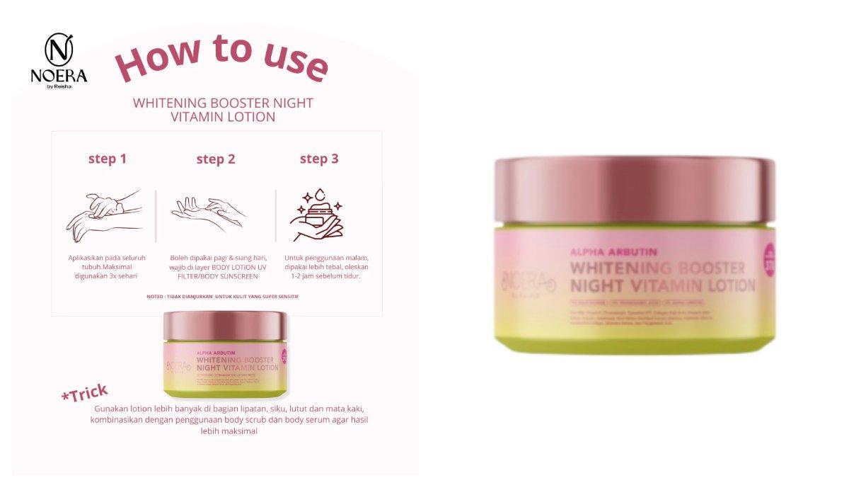 Noera Whitening Booster Night Vitamin Lotion