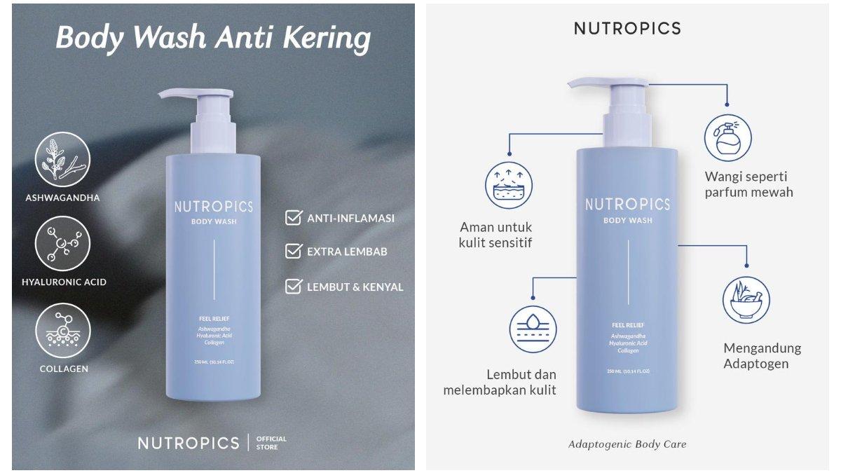 Nutropics Feel Relief Body Wash
