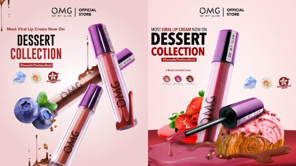 OMG OH MY GLAM Mattelast Lip Cream  [SPECIAL DESSERT EDITION] 
