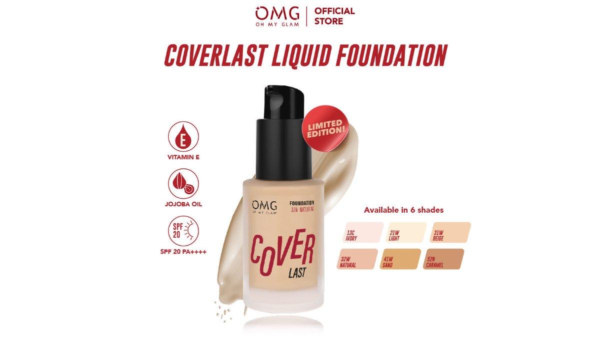 OMG Oh My Glam Coverlast Liquid Foundation 15 ml.