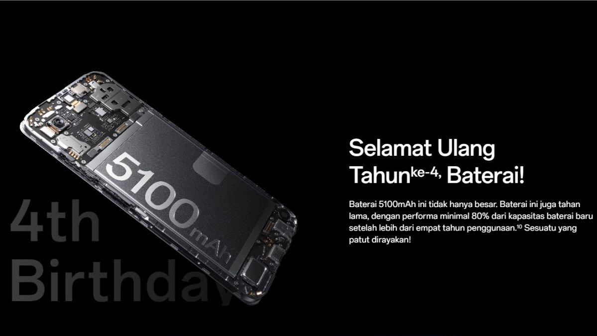 OPPO A3x hadir menggendong baterai jumbo yang diperkuat performa fast charging 45 watt