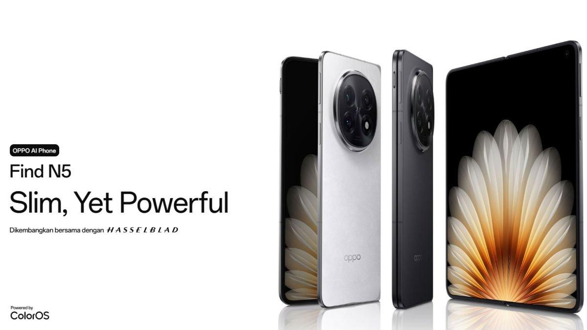 Ilustrasi HP lipat foldable OPPO Find N5