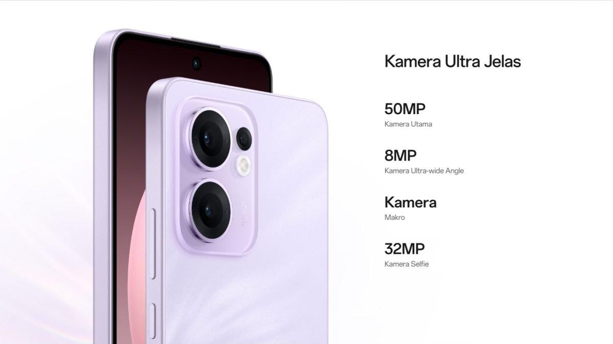 Susunan kamera OPPO Reno13 F 4G