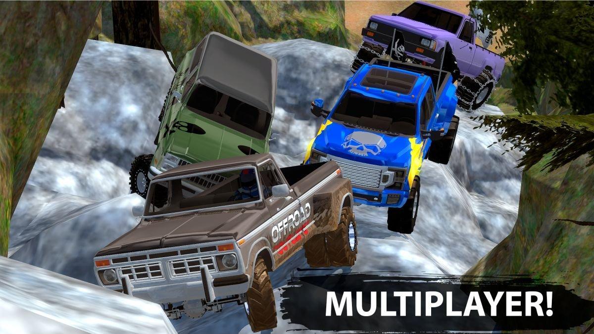 Game Offroad Outlaws menawarkan mode multiplayer