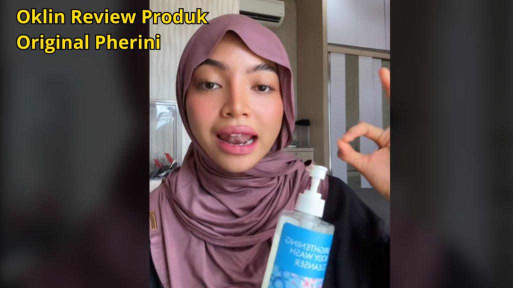Selebgram Oklin merasa cocok dengan produk Pherini.