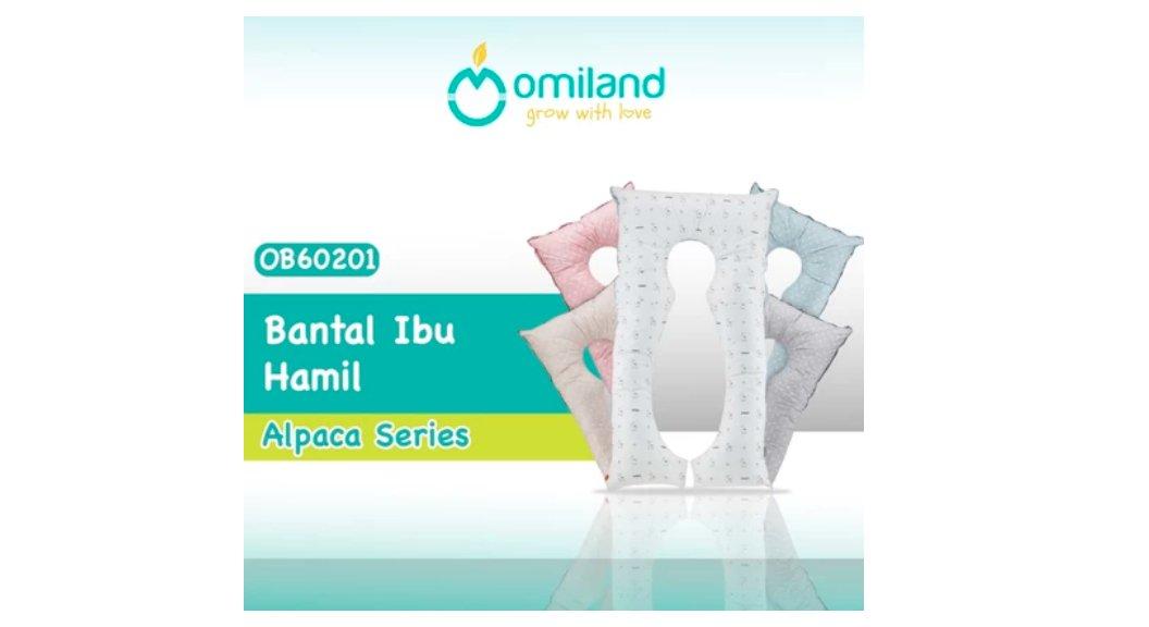 Omiland Bantal Ibu Hamil - Penyangga Perut Ibu Hamil Bayi Alpaca Series OB08201