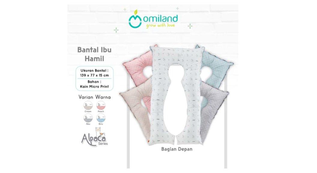 Omiland Bantal Ibu Hamil - Penyangga Perut Ibu Hamil Bayi Alpaca Series OB08201