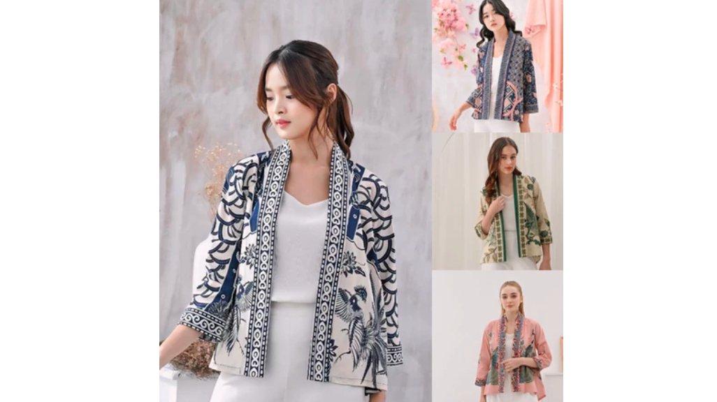Outer Batik Wanita - Alisson Outer - Blazer Batik - Batik Modern