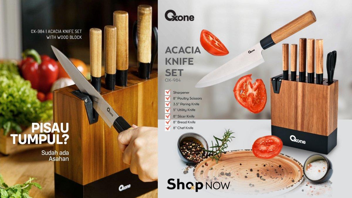 Oxone OX984 Pisau Set Stainless