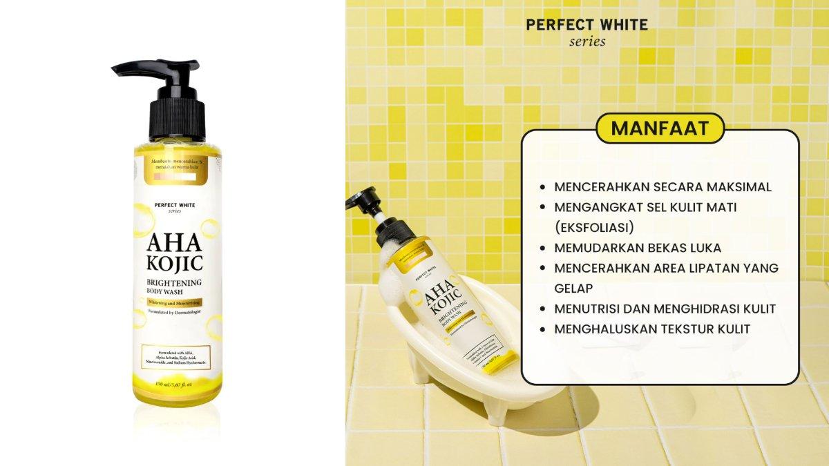 PERFECT WHITE AHA Kojic Body Wash