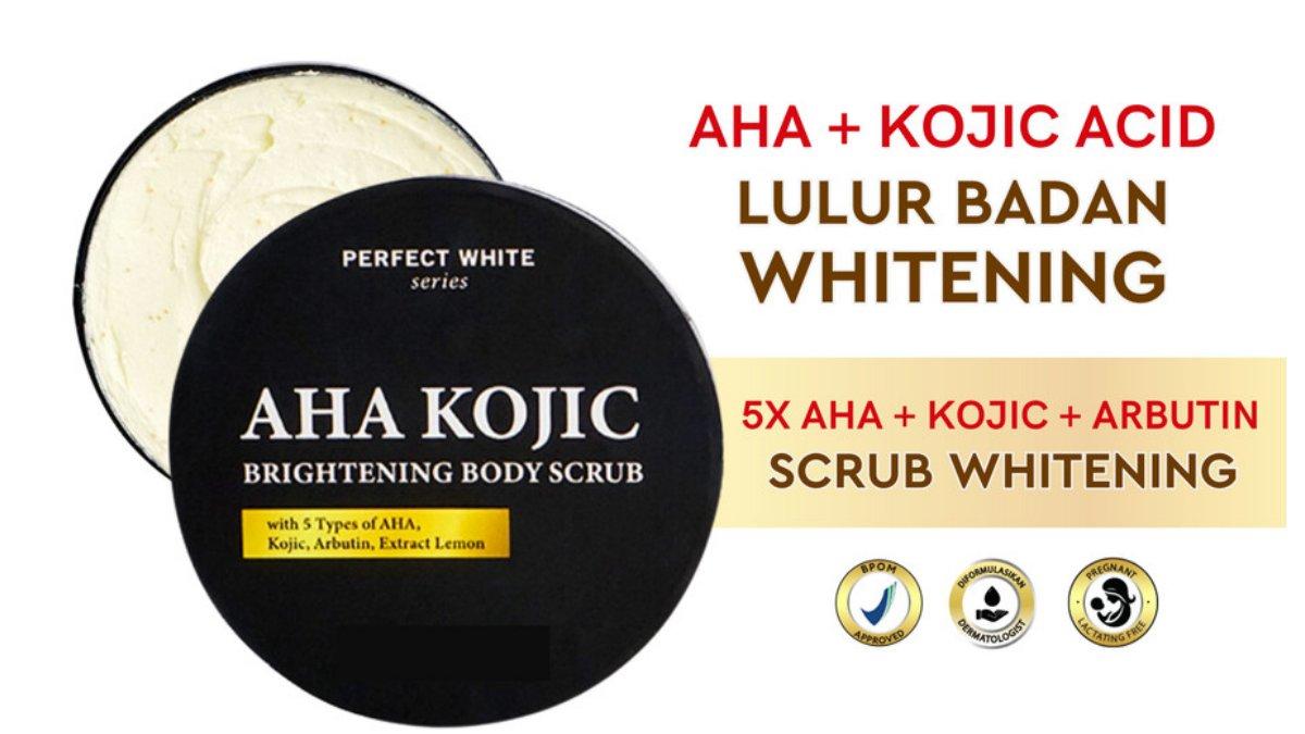 PERFECT WHITE AHA Kojic Brightening Body Scrub
