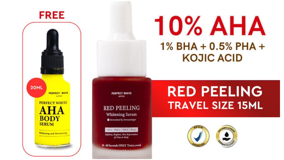 Skincare mengandung kojic acid.
