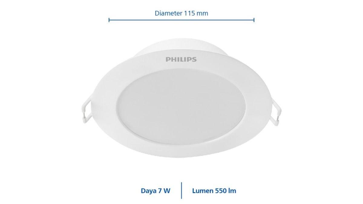 Lampu LED plafon PHILIPS RadiantLine DL190B D100