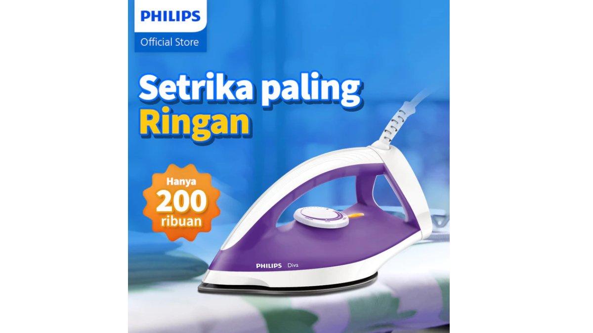 PHILIPS Setrika Kering Diva GC122/37