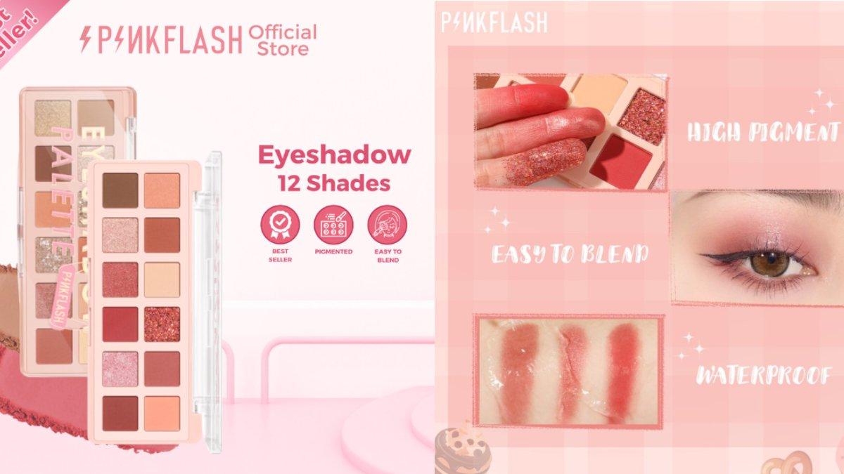 PINKFLASH PinkDessert 12 Shades Eyeshadow Palette