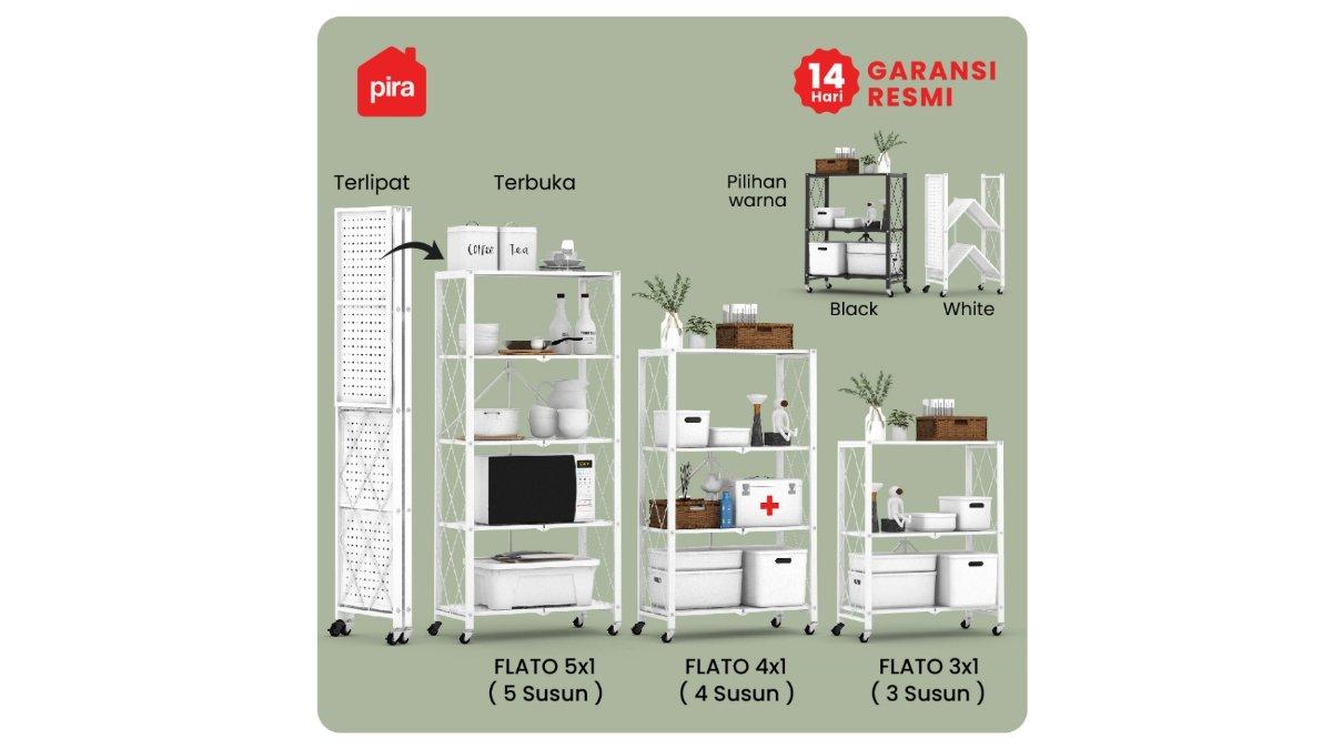 PIRA - FLATO AVA MSU Rak Dapur Lipat Serbaguna