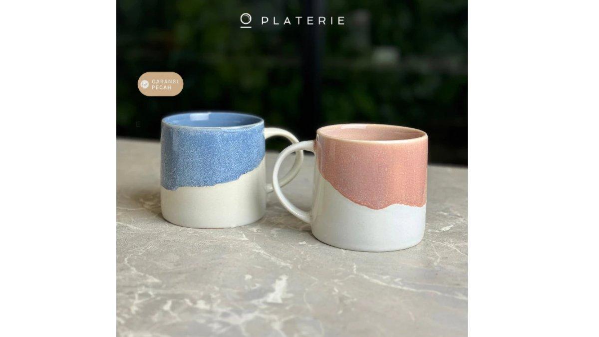 PLATERIE Gelas Minum Keramik Mug 400ml Sweet Candy