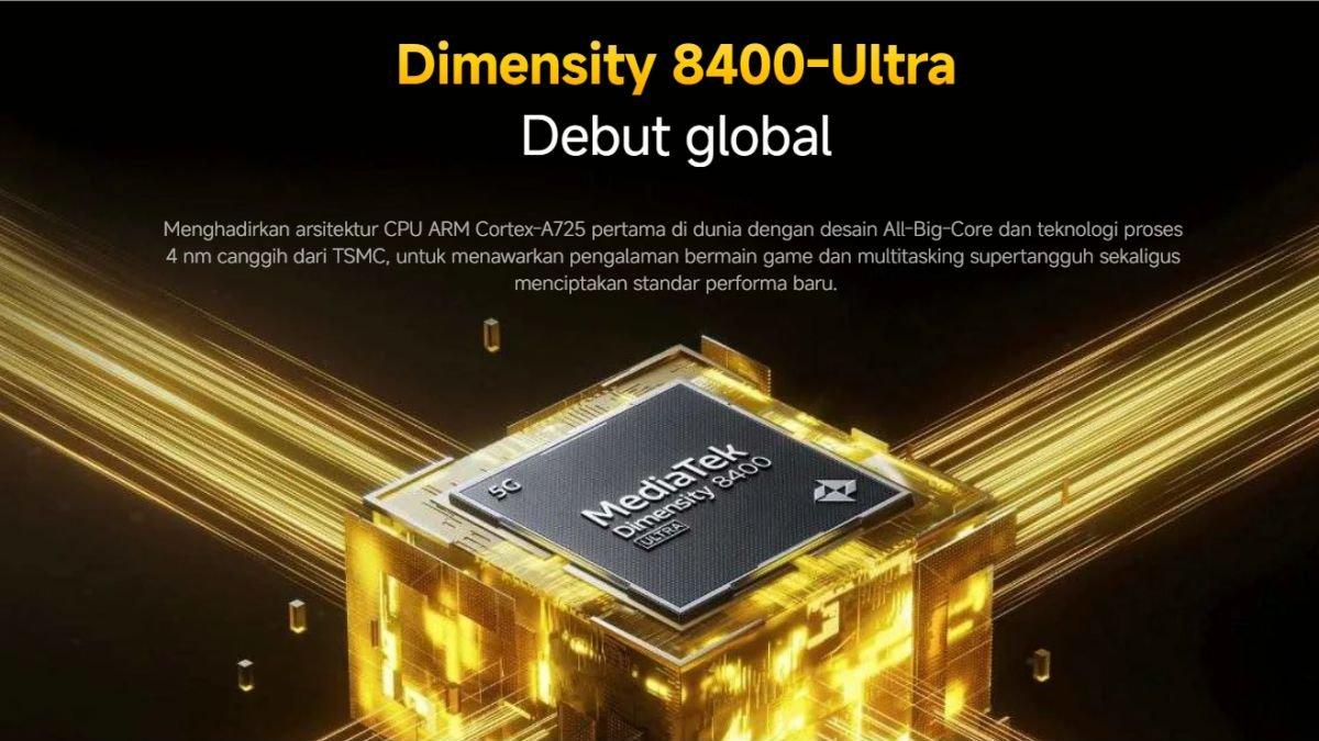 Ilustrasi chipset Dimensity 8400-Ultra pada POCO X7 Pro 5G