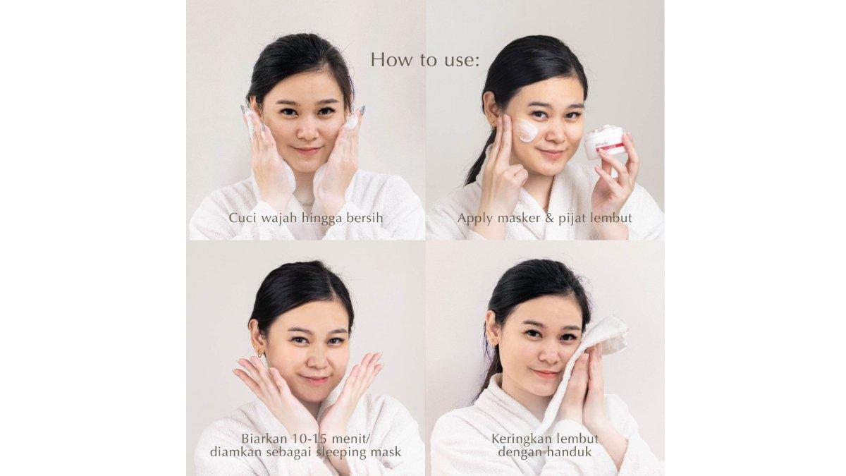 POLYNIA Pomegranate Revitalizing Face Mask