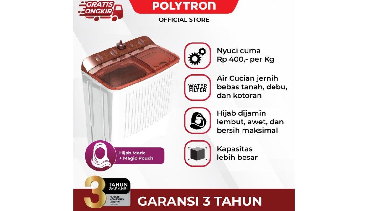 POLYTRON Mesin Cuci 2 Tabung Primadona Giant 