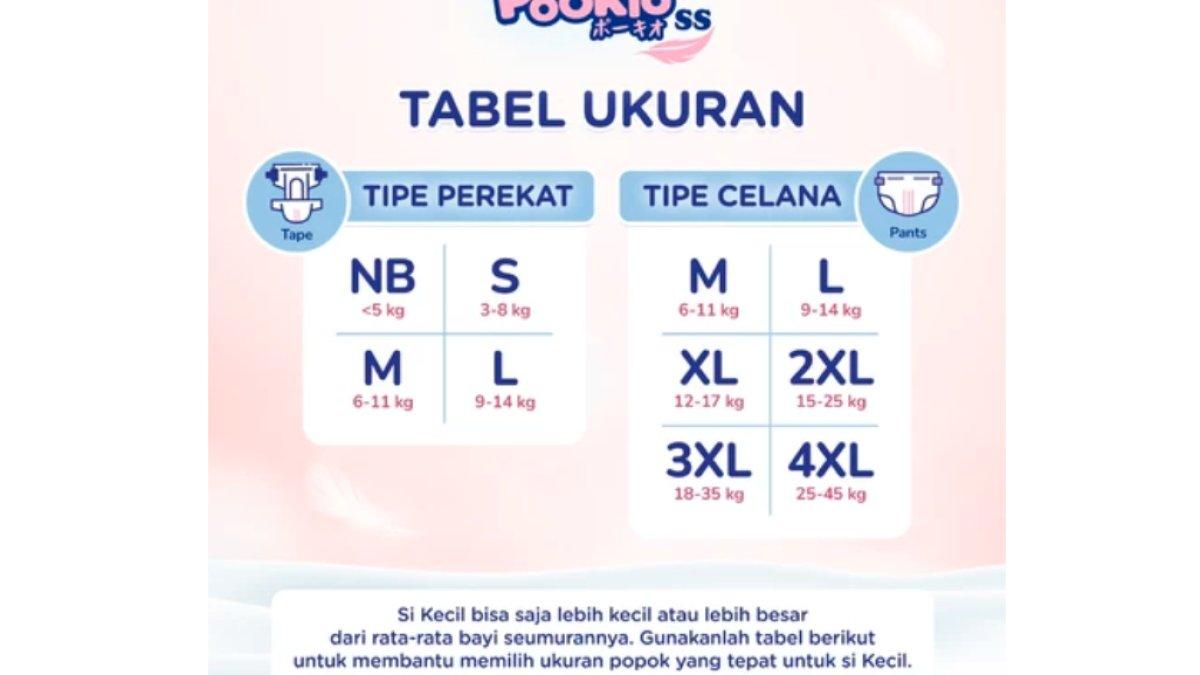 POOKIO SS Popok Anak Diaper Celana