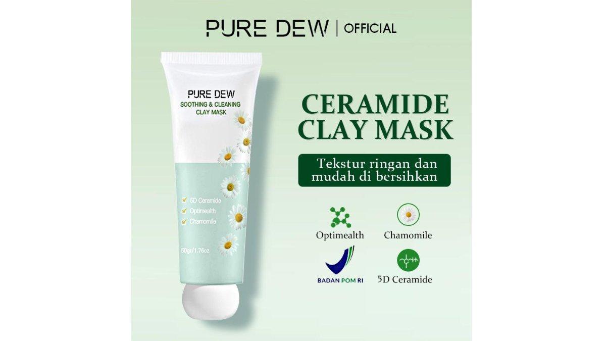 PURE DEW 5X Ceramide Skin Barrier Cleansing Clay Mask