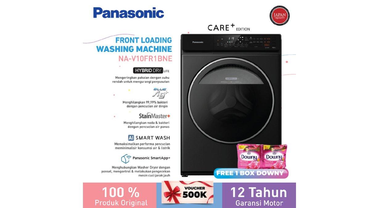 Panasonic NA-V10FR1BNE Mesin Cuci Front Loading
