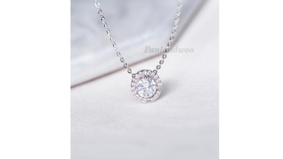 Panlandwoo - Kalung Rhodium Wanita Irin Adjustable
