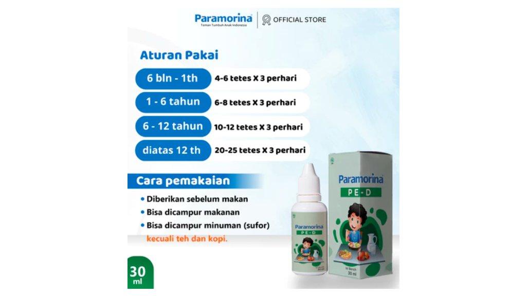 Paramorina PE Drop Suplemen Penambah Nafsu Makan Anak