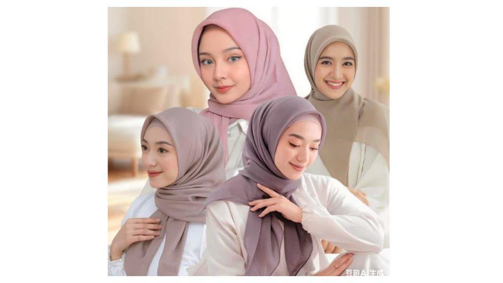 Paris Polos Jadul Hijab Kerudung Varisha Segiempat