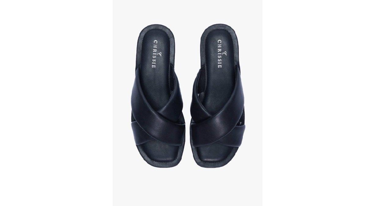Payless Chrissie Womens Belle Slide - Black_05