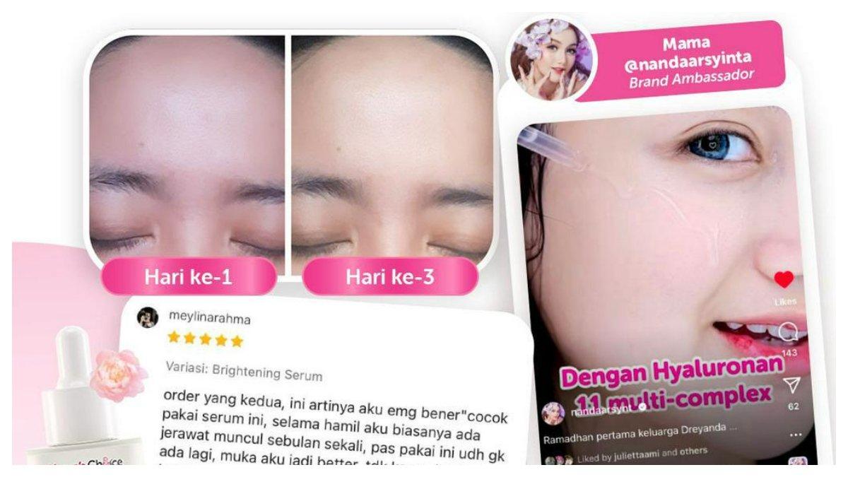 Penggunaan Mama's Choice Advanced Brightening Serum