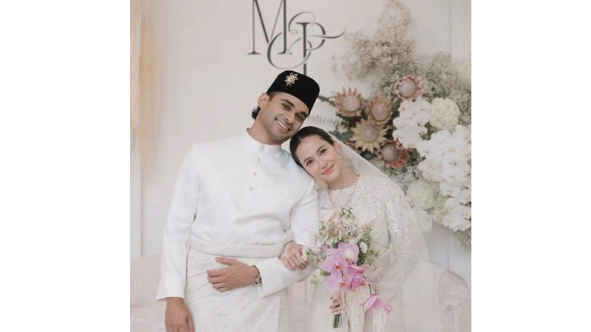 Potret Pernikahan Sederhana Pevita Pearce dan Suami.