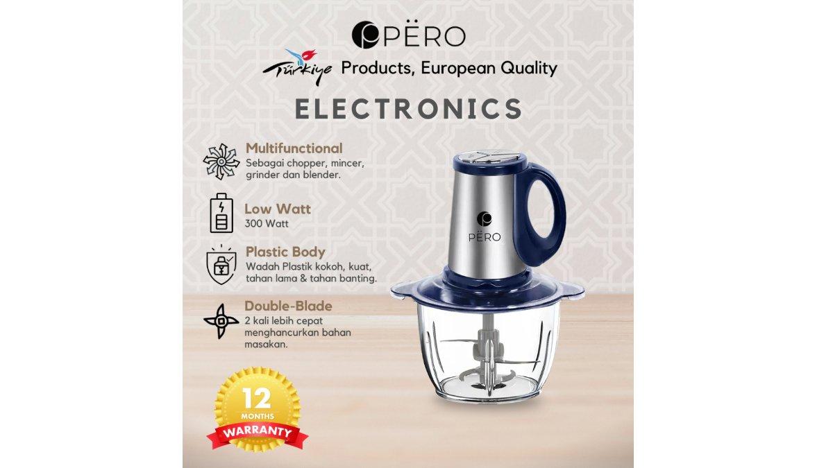 Pero Chopper Multifunction Food Processor Low Watt