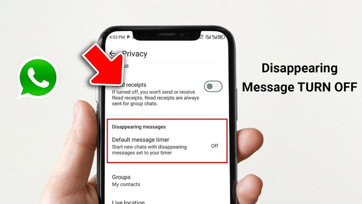 Pesan hapus otomatis di WhatsApp