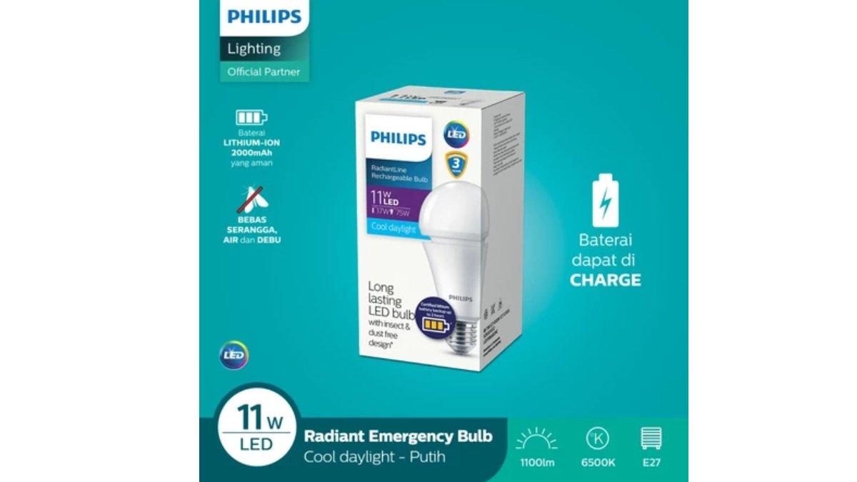 Philips Lampu Radiantline Emergency LEDBulb 11W E27