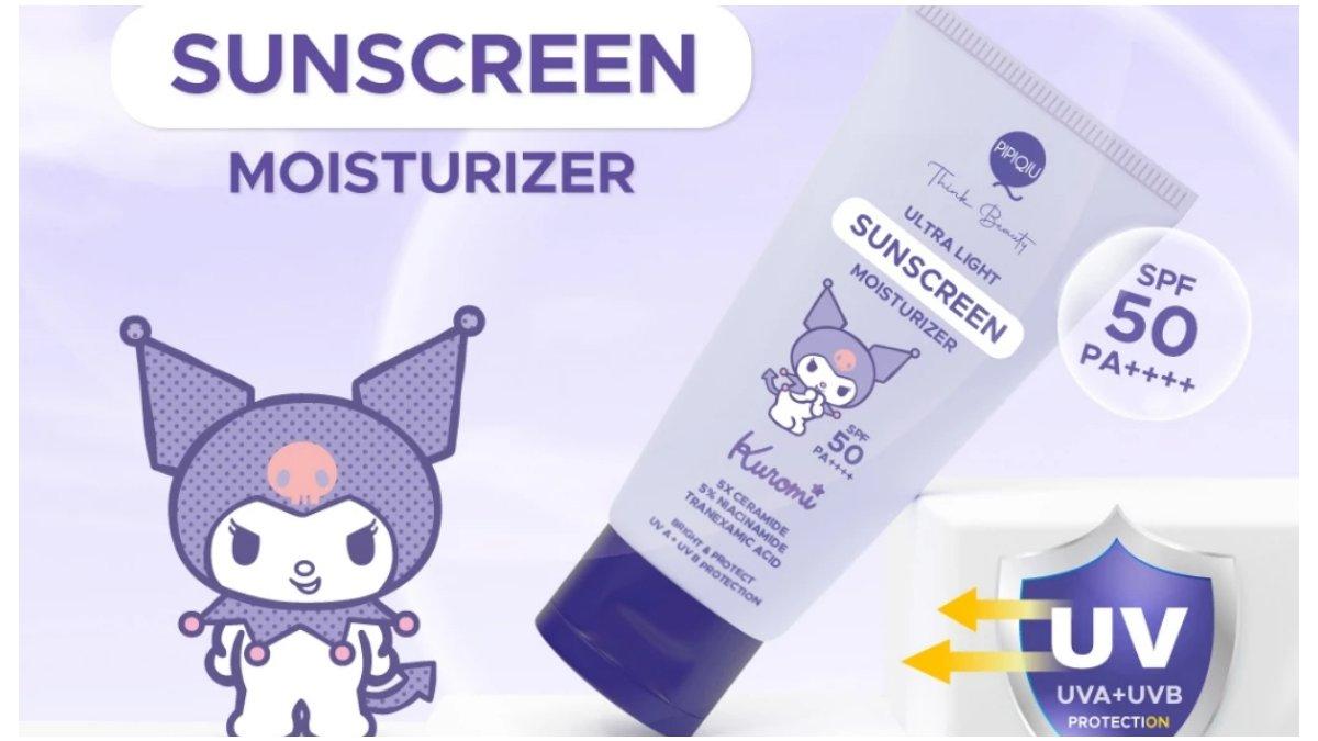Pipiqiu Ultra Light Sunscreen Moisturizer Bright & Protect SPF50
