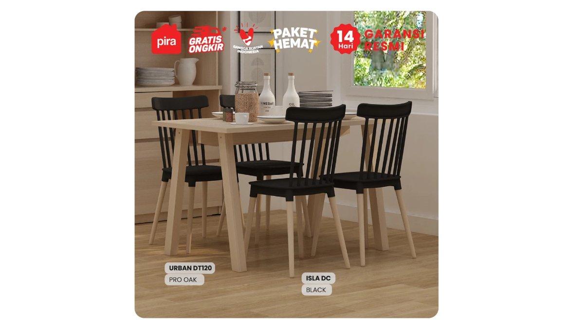 Pira - Urban DT120 Meja Makan Set
