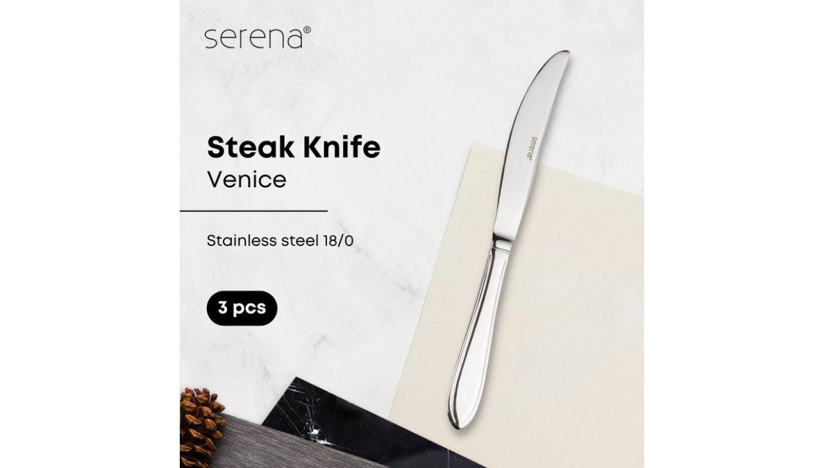 Pisau Steak Stainless Steel Serena Venice 