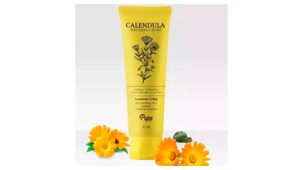 Popo Calendula Soothing Cream 50ml - Penyejuk Dan Pelembab Kulit