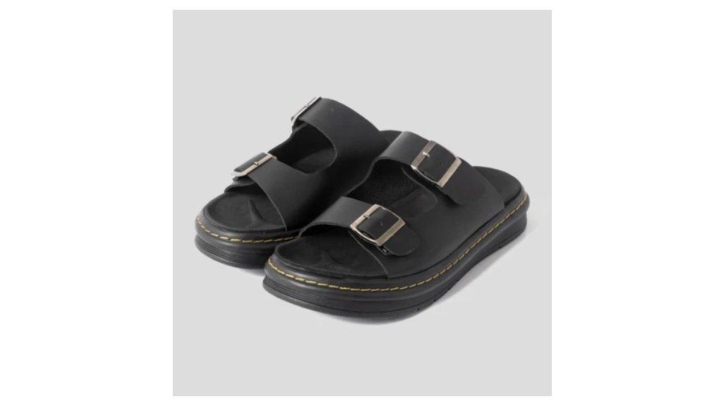 Prodigo * Sandal Slide Kulit Pria Paruga I Sandal Casual Pria Kulit Slide Slop I Sandal Slide Strap I Sandal Kulit Pria