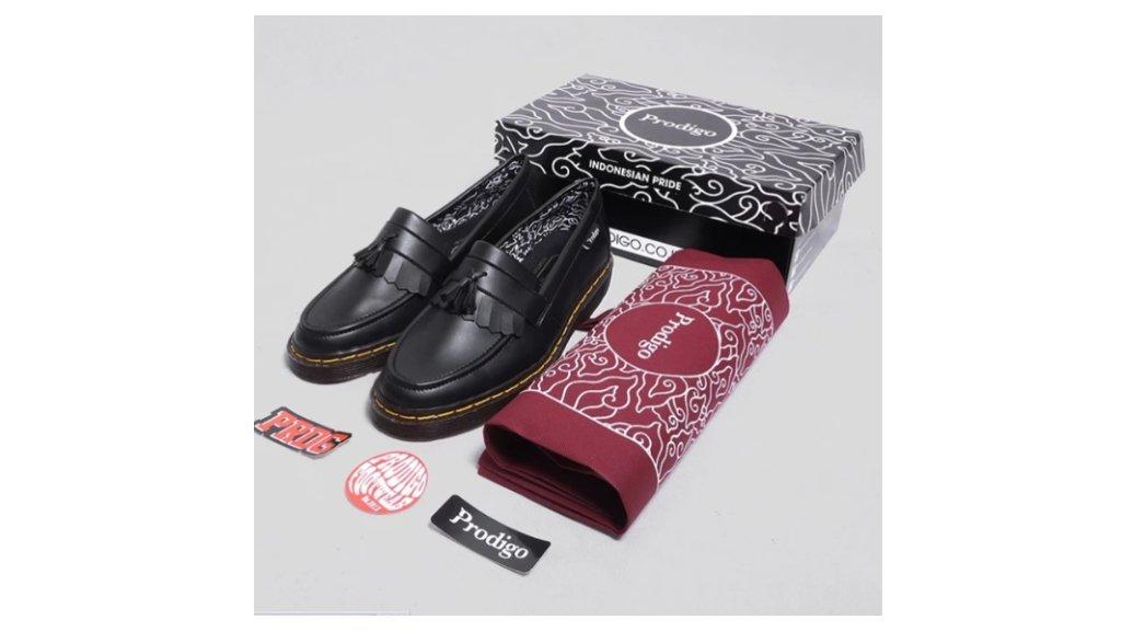 Prodigo Sepatu Pria Mahakam Full Black | Sepatu low Boots | Sepatu Pantofel