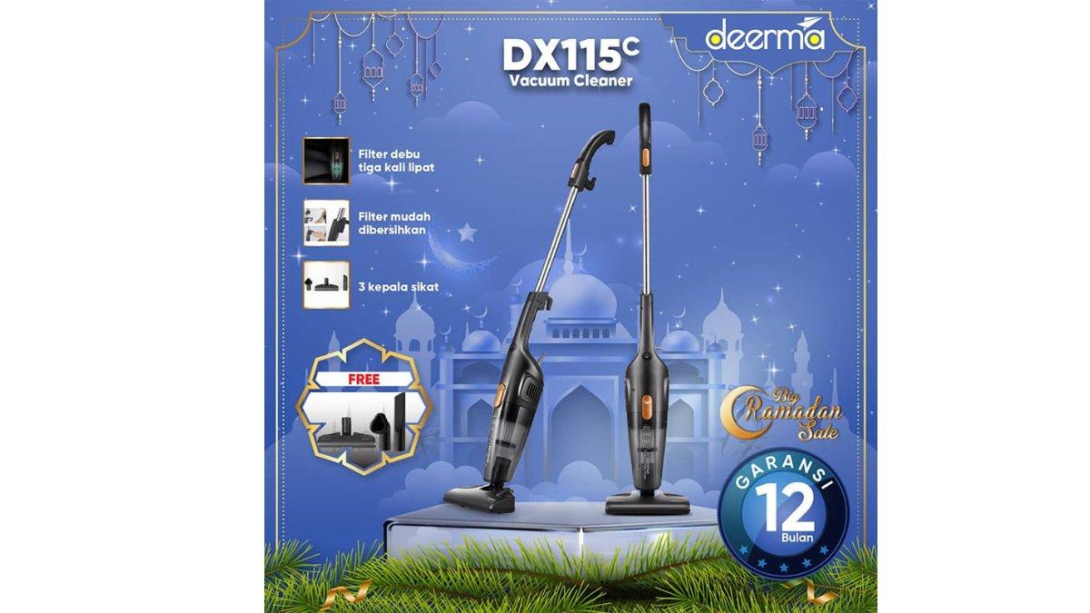 Deerma DX115C Portable Handheld 2 in 1 Vacuum Cleaner