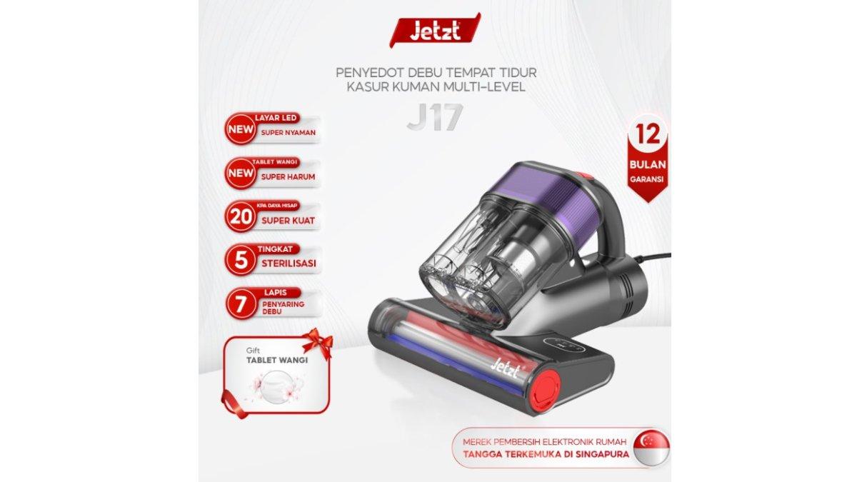 Produk Jetzt J17 Ultrasonic UV Anti-mite Bed Vacuum Cleaner