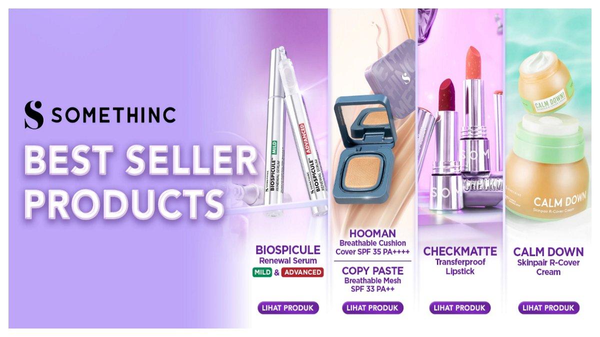 25 Daftar Produk Best Seller SOMETHINC, Brand Lokal yang Dijamin BPOM dan  Halal - Tribunshopping.com