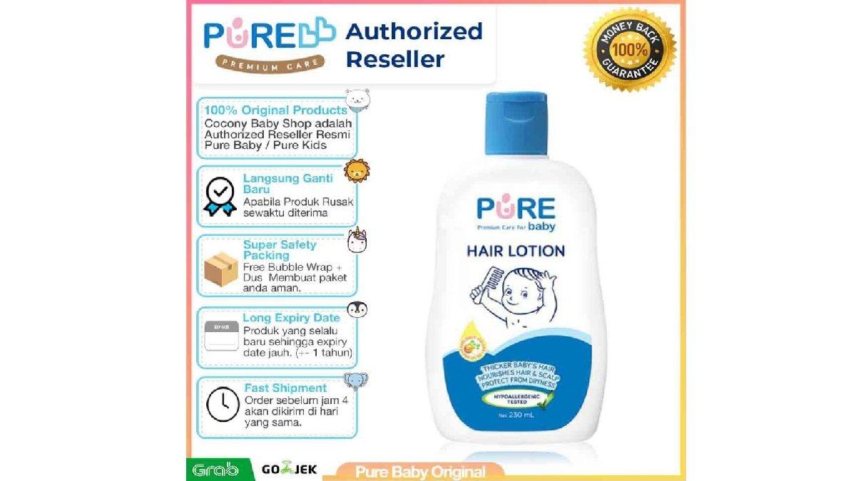Pure BB Hair Lotion Losion Rambut Bayi 