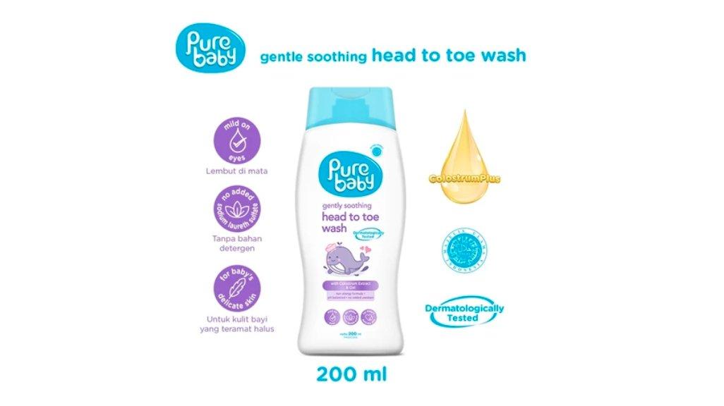 Pure Baby Gently Soothing Head to Toe Wash